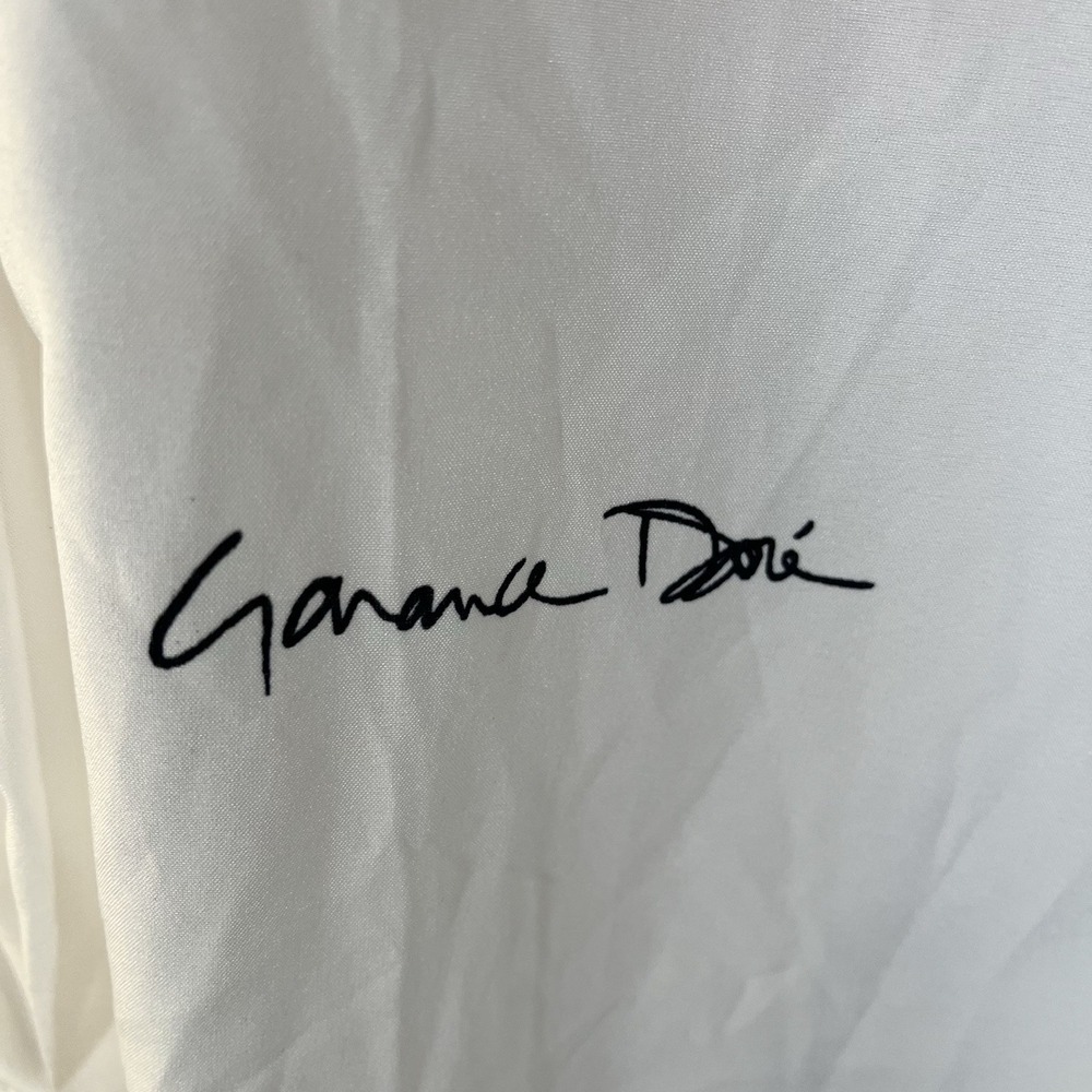 HTF Garance Dore X Zara 100% Cotton Blouse Kiss Lips Parisian Chic Sz Med Rare - Picture 13 of 14
